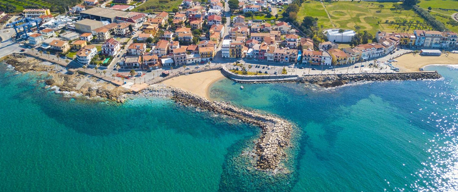 santa maria di castellabate dall'alto