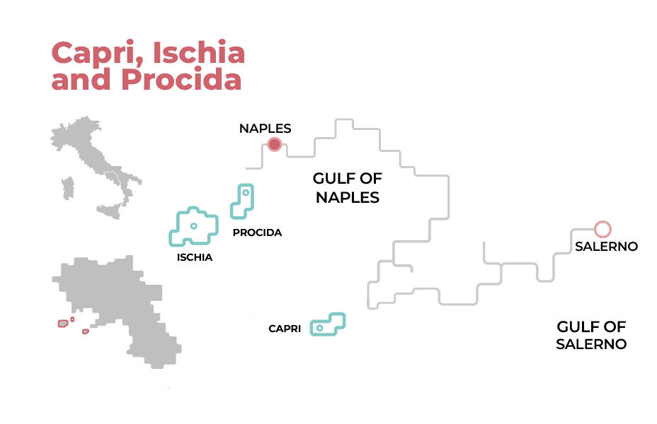 Campania Smart - Maps - The islands